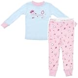 Laura Ashley Beautiful Princess Cotton Pajamas for Infants, Toddlers and Girls 4T