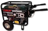 4500 watt Gas Portable Generator With Wheels: camping,gasoline,6.5 hp,4 stroke,FUELN,construction