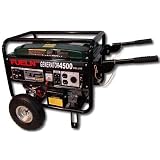 4500wattGasPortableGeneratorWithWheels:camping,gasoline,6.5hp,4stroke,FUELN,construction