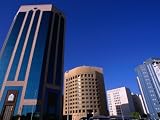 Buildings in Diplomatic Area Manama, Al Manamah, Bahrain Architecture Photographic Poster Print by Phil Weymouth, 24x18