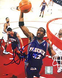 Amare Stoudamire Autographed / Signed Phoenix Suns Basketball 8x10 Photo