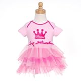 Baby Girls Pink Princess Tutu Dance Bodysuit 12M