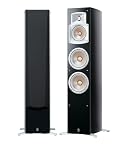 41ylSFCa8IL. SL160  Yamaha NS 555 Stand Lautsprecher System (3 Wege Bassreflex, Waveguidehorn, 100W) klavierlackschwarz   1 Stück
