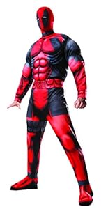 Rubie's Costume Men's Marvel Universe Classic Fiber-Filled Muscle Chest Deadpool Costume, Multi-Colored, Standard