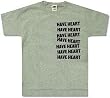 HAVE HEART - Seal - Gray T-shirt