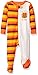 The Children's Place Baby Girls' Long Sleeve One-Piece Pajamas, Thanksgiving/Simply White 65795, 12-18 Months