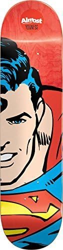 Almost 10023903 Youness Amrani Superhero Splitface Skateboard Deck, 8.0 by Dwindle Distribution