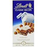 Lindt Classic Recipes Milk Chocolate with Hazelnuts, 4.4-Ounce Packages
