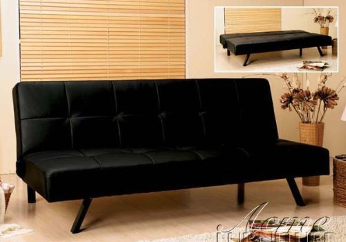 AtHomeMartBlackAdjustableSofa