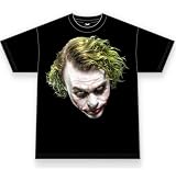 Batman The Dark Knight Painted Joker Face Men's T-Shirt #2