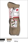 Hanes WIDE CALF HEALTH SOCK 2 Pack - 114/2