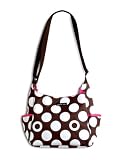 Hanna Hula ショルダーバッグ モカドット 横30cm×縦25cm×奥行き15cm 275g ポリエステル CMO-SH04