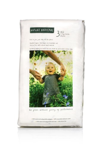 Nature babycare Eco-Friendly Diapers, Size 3, 136-Count Package