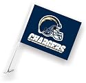 NFL San Diego Chargers 11"x14" Car Flags with Bracket ( Set of Two )
