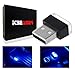 ICBEAMER Blue Universal USB Interface Plug-in Miniature Night Light LED Car Interior Trunk Ambient Atmosphere [1 pc]