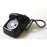 ミニチュア ドールハウス 黒電話 1/12スケール