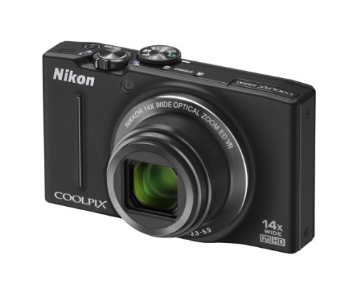 S8200cmos 1080p Glass Nikkor Coolpix Nikon Lens Optical Digital Videoblack Zoom Full