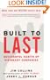 Built to Last: Successful Habits of Visionary Companies