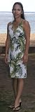 Hibiscus Garden Hawaiian Aloha Halter Dress