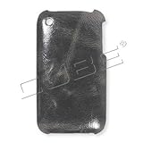 Apple iPhone 3G/3GS - Leather Design Black - Hard Case/Back Cover/Snap On - ....