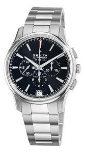 Zenith Men's 03.2110.400/21.M2110 El Primero Captain Black Chronograph Dial Watch from Zenith