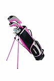 Tour Edge Jr. Bazooka GeoMax Pink Set (Right-Handed 4x1 5-8 Years with Bag)