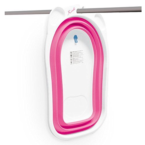 Karibu Baby Karibu Baby Folding Bath, Pink by Karibu