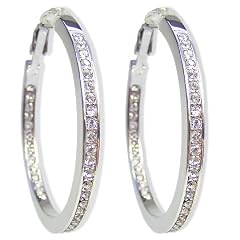 Creolen mit SWAROVSKI ELEMENTS 2. Wahl - Farbe - Silber