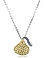 Hershey Jewelry Sterling Silver Cubic Zirconium Medium Flat Back November Pendant