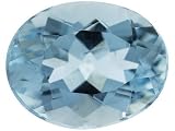 MIN 1.25CT 9X7MM OVAL AQUAMARINE