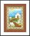 Beautiful Day in Mexico by Chariklia Zarris 24.00X24.00 Framed with Black Metal Frame