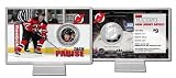 Zach Parise New Jersey Devils Silver Coin Card