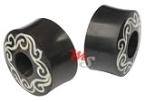 Celtic Design Horn & Bone Organic Plugs 6mm 2g 2 gauge