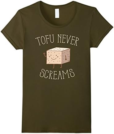 Women's Tofu never screams Small Olive