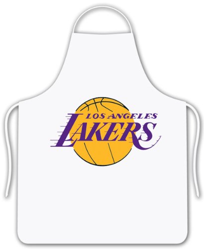 Best Quality Accessories Apron - Los Angeles Lakers NBA /Color White Size 26 X 30