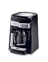 DeLonghi DCF2212T 12-Cup Glass Carafe Drip Coffee Maker, Black