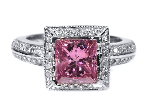 2.00 CT Pink Diamond Engagement Ring