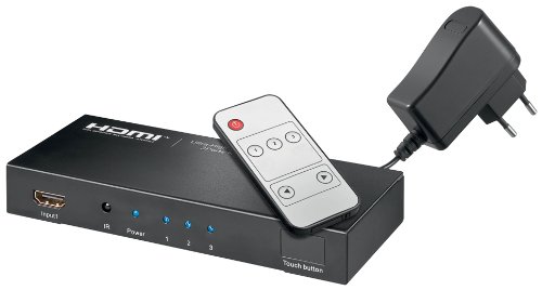 Wentronic AVS 38 3-fach HDMI Umschaltbox mit Fernbedienung Preisvergleich