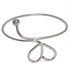 Armlet Sterling Silver Body Jewelry from India 3.25 inches