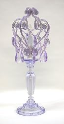 Tadpoles Table Lamp Chandelier in Lavender Topaz