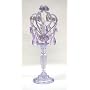 Tadpoles Table Lamp Chandelier in Lavender Topaz