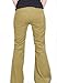 Glamour Outfitters Women's Cord Flares Bell Bottom Trousers - Brown