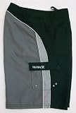 Hurley Stagger Board Shorts, Black & Grey