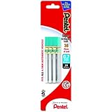 Pentel Super Hi-Polymer Lead Refill 0.7mm, 2H, 36 Pieces of Lead (L50BP32H-K6)