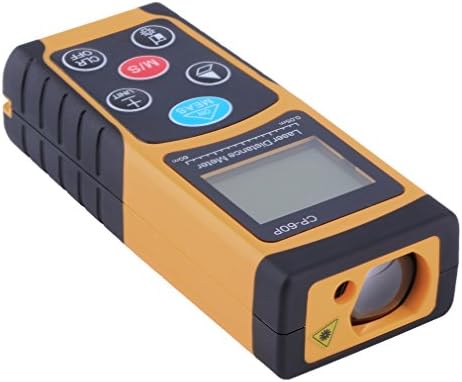 Topcart Mini Portable Laser Distance Measurer 60m(197ft) Handheld Rangefinder Measuring Tool with Backlit Display