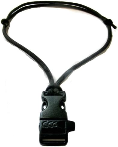 Paracord Survival Whistle Emergency Camping Necklace