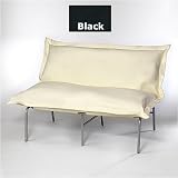 Casual Loveseat (Black) (47x22x30)