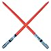 2 Premium - Red Single Blade Inflatable Light Saber Swords, Lightsaber, Party, Gift, Action Play, Blow up Darth Vader (Red 1-Blade)