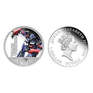 Tuvalu 2009 $1 Transformers - OPTIMUS PRIME - 1oz Silver Proof Coin