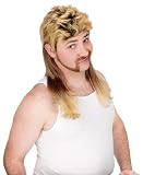 Mullet Super Blonde Wig